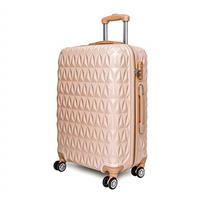 Hard Shell Cabin Carry On Suitcase 55 cm 2.5 kg 35 litres 4 Wheels with Built in 3 Digit Combination Lock, Approved for Ryanair, easyJet, British Airways & More