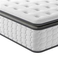Vesgantti 2FT6 Small Single Mattress 75x190 cm, 10.6 Inch Pocket Sprung Mattress with Breathable Foam and Individually Pocket Spring - Medium, Upgraded Pillow Top Collection