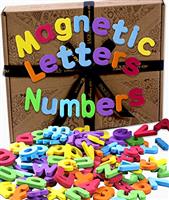 Jaques of London | Magnetic Letters and Numbers | Fridge Magnets | Magnetic Letters | Soft Plastic Toy | Educational Toys - Since 1795