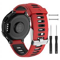 ISABAKE Watch Strap for Forerunner 735XT 235 235Lite 230 220 620 630, Soft Silicone Replacement Band for Approach S20 S5 S6/Venu Sq GPS Smartwatch Accessory