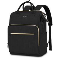 Ytonet Laptop Backpack Women,Wide Open Laptop Rucksack Bag for Women 15.6 Inch with USB Port&Anti-Theft Work Rucksack,Water Resistant Ladies Backpack Gifts,Work Bags for College School,Grey