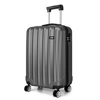Kono Luggage Lightweight ABS Hard Shell Trolley Travel Suitcase with 4 Wheels