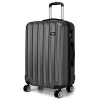 Kono Luggage Lightweight ABS Hard Shell Trolley Travel Suitcase with 4 Wheels