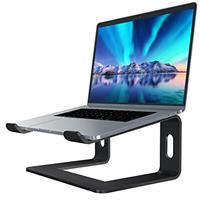 SOUNDANCE Aluminum Laptop Stand for Desk Compatible with Mac MacBook Pro Air Apple Notebook, Portable Holder Ergonomic Elevator Metal Riser for 10 to 15.6 inch PC Desktop Computer, LS1