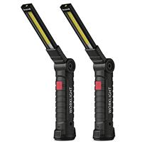 Coquimbo Rechargeable Work Light Gifts for Men Him Husband, LED Torch Inspection Lamp Emergency Light 360 Rotate Mechanic Light with Magnetic Base Hook