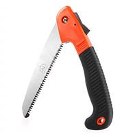 WISDOMLIFE Folding Pruning Saw, 7"/180mm Hand Saw, Premium Secure Lock Comfort Soft Grip, Compact Sturdy Tree Saw, for Garden Branch Trimmer, Camping
