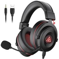 EKSA E900X 5.8G Wireless Gaming Headset with Micphone for PC PS4, PS5, Computer, Laptop - Dual Mic ENC Call Noise Cancelling Headphones - 7.1 Srround Sound - Over Ear Headphones for TV, Music, Meeting