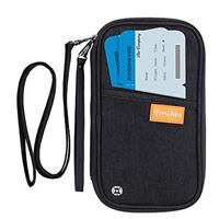 RFID Blocking Family Passport Wallet Holder Waterproof, Travel Document Organizer Credit Card Clutch Bag for Men Women