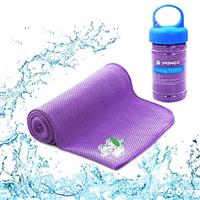 YQXCC Cooling Towel (120x30 cm) Ice Towel for Neck, Soft Breathable Chilly Towel, Microfibre Cool Towel for Yoga, Golf, Gym, Camping, Running, Workout & More Activities