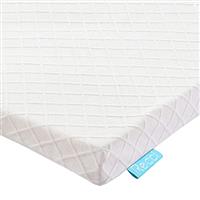 RECCI Memory Foam Mattress Topper - Memory Foam Mattress Topper for Back Pain with Removable & Washable Bamboo Viscose Zipped Cover, CertiPUR-EU