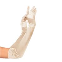 KQueenStar Long Satin Gloves - 1920s Accessories Elbow Gloves Fancy Dress Stretch Elbow Length for Women Ladies Costume Evening Opera Bridal Party Wedding Prom