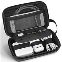 JETech Travel Accessories Organiser Case, Portable Electronic Pouch Gadget Bag for MacBook Power Ada