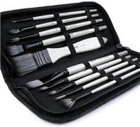 ARTIFY 10 Pcs Paint Brush Set Includes a Carrying Case, Brushes for Oil, Watercolor and Gouache Painting, for Kids and Adults, Beginner and Professional