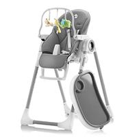 Sweety Fox Folding High Chair with Toy Arch - Highchair Adjustable Heights and Position - Baby High Chairs 6 Months Plus - High Chairs for Babies and Toddlers (Max 15kg)