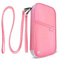 homchen RFID Blocking Travel Passport Wallet Holder, Document Organiser Case Credit Card Holders for Men and Women