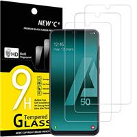 NEW'C 3 Pack Designed for Samsung Galaxy A72 / A72 5G Screen Protector Tempered Glass, Case Friendly Anti Scratch Bubble Free Ultra Resistant