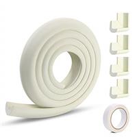 Vicloon Edge Protectors, 2 M Foam Safety Strip and 4 Corner Cushion Protector Set, Edge Corner Guards for Baby
