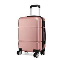 Kono Suitcase 20'' Travel Carry On Hand Cabin Luggage Hard Shell Travel Bag Lightweight