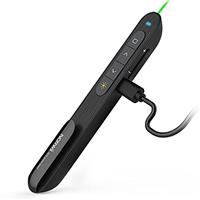 NORWII N27 Presentation Clickers, 328FT Powerpoint Clicker Wireless Presenter Remote, 2.4GHz Hyperlink Volume Presentation Clicker for Powerpoint Computer Laptop Mac
