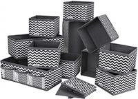 Fabric Drawer Organiser Clothes Foldable Wardrobe Storage Organiser Drawer Dividers