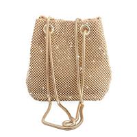 LUI SUI Women Reflective Laser Telephone Shaped Shoulder Han