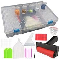ARTDOT Diamond Painting Storage Boxes, Bead Storage for Diamond Art Kit Accessories
