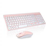 Wireless Keyboard Mouse Combo, cimetech 2.4G Ultra-Thin Keyboard and Mouse Set with Sleek Ergonomic Silent Design & Stable Connection for Windows PC Laptop Computer