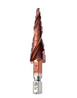 Mengshen Cobalt Step Bit Spiral Flute 4-12mm, M35 HSS Multi-