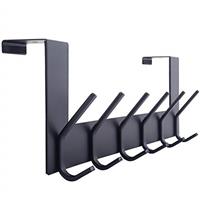 WEBI Over The Door Hook Door Hanger:Over The Door Towel Rack with 6 Coat Hooks for Hanging,Door Coat Hanger Towel Hanger Over Door Coat Rack for Towels,Clothes,Back of Door