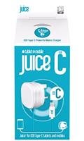 Juice 20 Watt PD iPhone 12 Mini Pro and Max | Apple Lightning Mains Charger | Fast Charge Your iPhone and iPad | Apple MFI Certified | Compact Design with Sure Grip Technology | 1.5m Integrated Cable