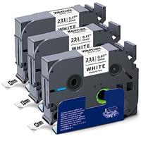 XemaX Compatible for Brother Label Printer Tape TZe 9mm 12mm Labelling Tape