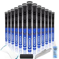 CHAMPKEY Premium Hybrid Golf Grips 13 Pack | All Weather Performance Golf Club Grips | Choose Between 13 Grips with 15 Tapse and 13 Grips with All Kits