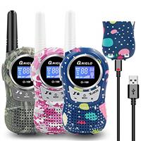 Qniglo Q168plus rechargeable walkie talkies for kids camo colors