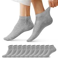 FALARY Trainer Ankle Socks for Men Women 10 Pairs Sport Low short Socks