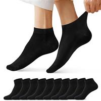 FALARY Trainer Ankle Socks for Men Women 10 Pairs Sport Low short Socks