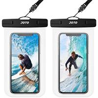 2 Pack JOTO Waterproof Phone Pouch Case Up to 7, IPX8 Underwater Phone Case Protector Cellphone Dry Bag for iPhone 16 15 14 13 12 Pro Max Xs Max XR X 8 7 6S Plus SE/Galaxy S24 S23 S22 S21 -BlackGreen
