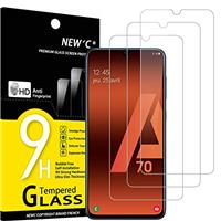 NEW'C 3 Pack Designed for Samsung Galaxy A41 Screen Protector Tempered Glass, Case Friendly Anti Scratch Bubble Free Ultra Resistant