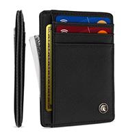 POWR Mens Wallet, Slim RFID Blocking Minimalist Credit Card Holder