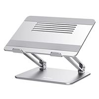 BoYata Laptop Stand, Multi-Angle Laptop Riser with Heat-Vent, Adjustable Notebook Stand Compatible for Laptop (11-15 inches) including MacBook Pro/Air, Lenovo, Samsung-Silver