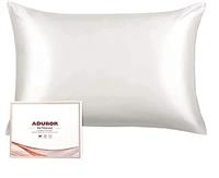 Adubor Mulberry Silk Pillowcase for Hair and Skin with Hidden Zipper, Both Side 23 Momme Silk