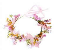 Brikuinr Bride Flower Crown Floral Wreath Headband Hair Wrea