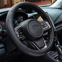 Car Steering Wheel Cover Leather - Soft Microfiber Steering Wheel Cover Universal Size M 37-38cm /14.5-15inch, Anti-slip, Breathable
