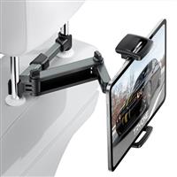 TRYONE Car Headrest Tablet Holder Mount Stretchable Backseat Tablets Stand for Kids, Car Seat Mounts Compatible with iPad Pro 12.9 Air Mini, iPhone, Galaxy Tab, Switch, All 4.7-12.9" Screen Devices