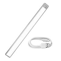 EverBrite Under Cabinet Light Motion Sensor 70 LED, 2400mAh Li-ion Battery USB Rechargeable, Wireless Under Counter Lighting, Ultra Thin LED Light for Closet, Cabinet and Hallway