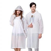 Vicloon Poncho Waterproof Adult, Portable Raincoat, 2PCS Rain Poncho Waterproof with Hoods and Sleeves, Reusable Rain Resistant Poncho for Camping, Emergency Situations, Travel