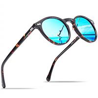 CARFIA Mens Sunglasses Polarised Vintage Eyewear UV400 Protection for Driving Travel