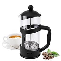 Cafetiere 2 Cups French Press, Small Coffee Press for Ground Coffee, Maximum Flavor Coffee Brewer with Stainless Steel Filter, Perfect for Coffee Lover Gifts, 12 oz/350 ML