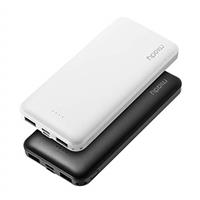 2-Pack Miady 10000mAh Power Bank Portable Charger, 2.4A Dual USB Fast Charging External Battery Pack with USB C Input Compatible with iPhone, Samsung, Huawei, iPad, and More