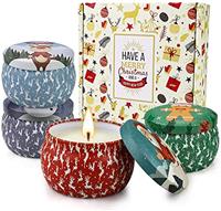 Yinuo Mirror Gifts for Women, 12 x 70 g Scented Candles Gift Set for Women, Soy Wax Aromatherapy Candles for Mother's Day, Christmas, Birthday, Valentine's Day, Bathroom, Yoga