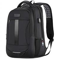Laptop Backpack, Anti-Theft Business Travel Work Computer Rucksack with USB Charging Port, Large Lightweight College High School Bag for Boy Men Women
